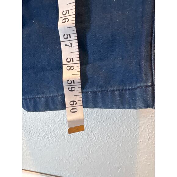 Liberty Denim Overalls Men’s 34x30 Blue Jean Bib Workwear Carpenter Pockets - Picture 5 of 9